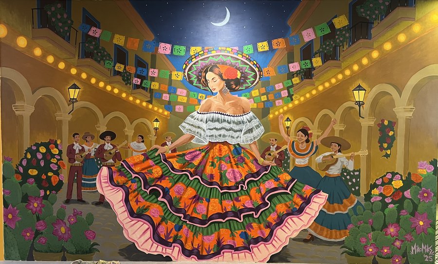 Hermanos Taco Shop Mural